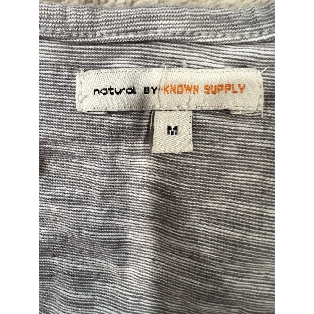 Natural By Known Supply Gray Organic Cotton Dress Size Medium - Picture 9 of 11